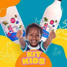Kit Shampoo e Condicionador 1 Litro - Kids Byoung