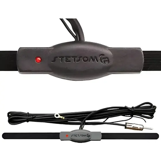 Antena Automotiva Interna Amplificada Stetsom St900 Am Fm Universal Parabrisa