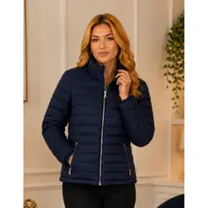 Jaqueta Puffer Feminina Peluciada | Tecido Leve e confortável