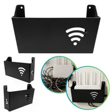 Suporte Organizador De Parede Para Roteador Wi-fi Em Aço