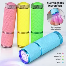 Mini Lanterna Led Uv Unha Gel Portatil Secagem Rapida Esmalte Lanterna Mao Manicure Pronta Entrega