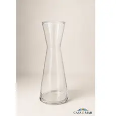 Vaso Decorativo Solitario Turquia Elegante Transparente Incolor Vidro Premium