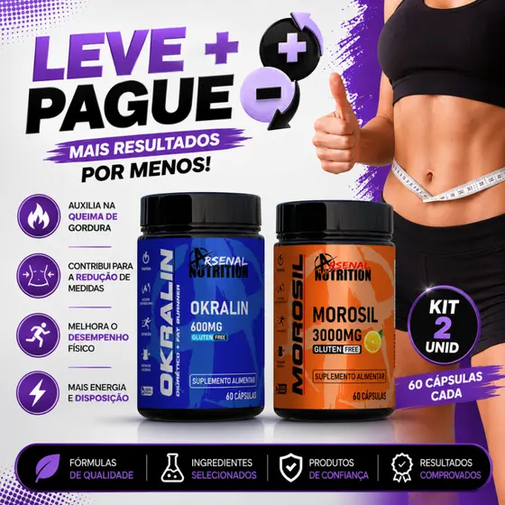 Leve mais Pague menos = Kit Okralin + Morosil