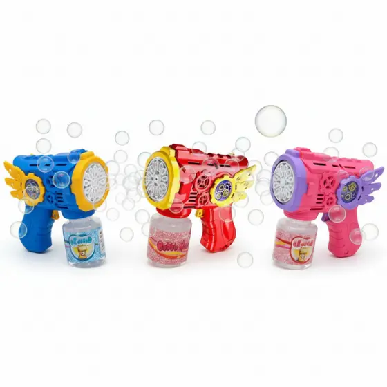 Arminha de Bolha de Sabão Infantil Brinquedo Colorido Máquina de Bolhas