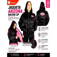 JAQUETA MOTOBOY FEMININA ARIZONA Racing GP Moto - Feminina Girls Refletiva para Motogirls