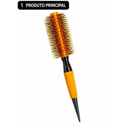 Escova Roger N2 Profissional Cerdas Metálicas Para Escova Progressiva Secagem Modelagem Anti Frizz