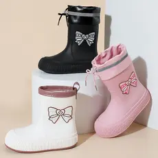 Botas de chuva femininas boca de feixe 2025 novo estilo botas de água femininas antiderrapantes botas de chuva impermeáv