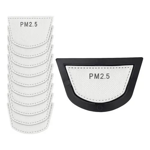 Kit 10 Filtros Pm2.5 Máscara Proteção Facial Epi Branco