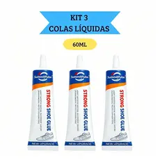 Cola para Sapatos Premium de Alta Resistência 60ml - Adesivo de Reparação para Calçado de Couro e Sapatilhas Desportivas