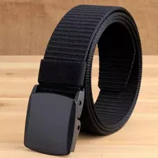 Wide Nylon Military Belt with Unisex Buckle, Quick Release, Durable, Versatile fashion Accessory