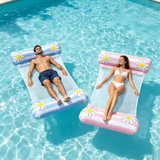Colchão Inflável Boia Piscina Flutuador Grande Cama Água Praia Adulto Infantil Bronzeador