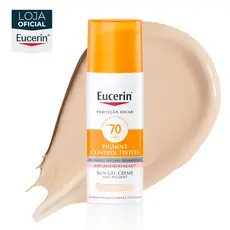 EUCERIN Protetor Solar Facial Antimanchas Cor Clara FPS 70 50ml