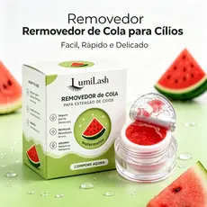 Removedor de Cola em Creme para Extensão de Cílios Aroma de Frutas Suave Sem Irritação