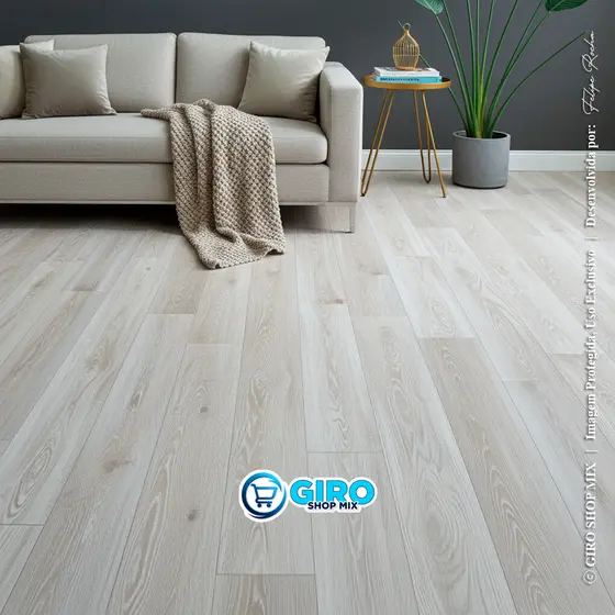 Piso Vinílico Autocolante Madeira | 9 Réguas Cobre 1,25m² Lavável Revestimento para Chão