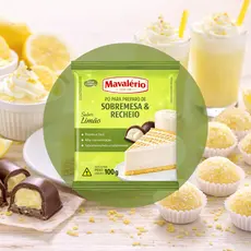 Pó para Preparo de Sobremesa Limão 100g Para Mousse Recheios Sorvetes Confeitaria