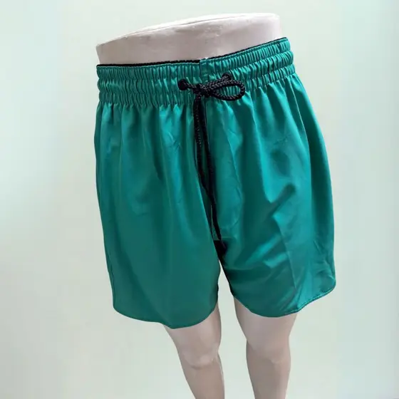 Bermuda Masculina Mauricinho com Cordão em Tecido Tactel com Elastano - Disponível em Diversas Cores