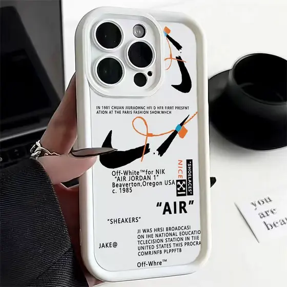Capinha Capa de Silicone marcas de streetwear Anti queda para IPhone XR 11 12 13 14 15 16 17 Pro MAX 14 15 16 Plus
