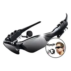 【Pronta Entrega】 Óculos de Sol Bluetooth Fone de Ouvido Polarizado Ciclismo Moto Som Estéreo