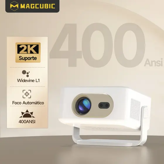 Magcubic HY300GT Projetor Google TV Oficial Netflix YouTube 1080P 2K Suporte Auto Focus WiFi 5 BT5.0 Portable Cinema