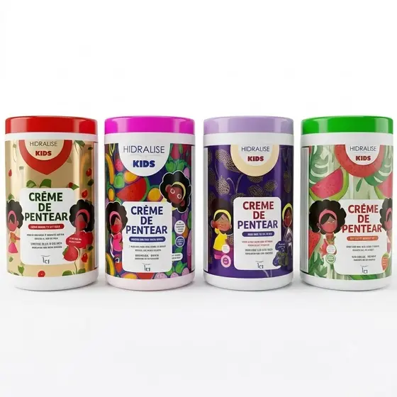 Creme para Pentear 1KG Kids - Hidratação Profunda e Facilita o Pentear - HIDRALISE KIDS