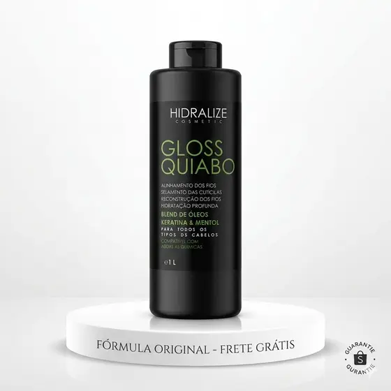 PROGESSIVA GLOSS QUIABO 1 LITRO - REDUDOR DE VOLUME MÁXIMO - HIDRALISE