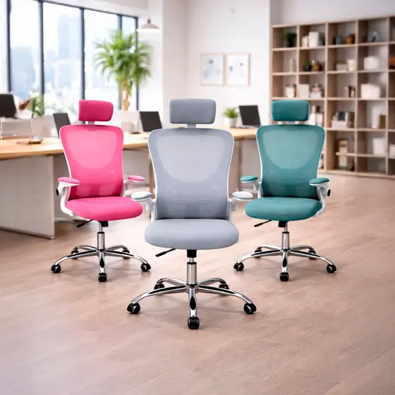 Cadeira Executiva Ergonômica Premium em Tela Mesh para Escritório e Home Office