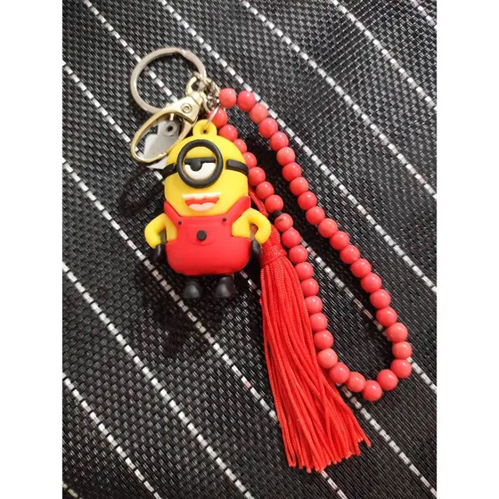 Chaveiro Minions Cores diferentes Com tacel e Argola