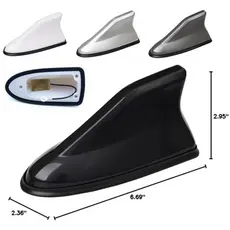 Antena Tubarao Shark Barbatana Universal Exter Carro Enfeite