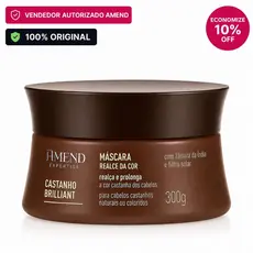 Amend Cosmetics Máscara Expertise Realce da Cor Castanho Brilliant 300g