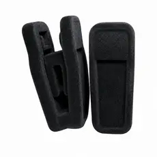 Kits com 10, 30 ou 50 presilhas de veludo para cabides PRETO