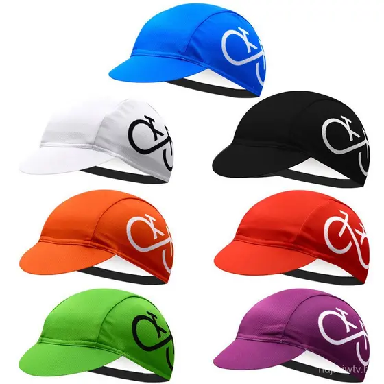 1 Pc Ciclismo Sob Capacete Bonés De Equipe De Secagem Rápida Bicicleta Mountain MTB Corrida Chapéu Respirável Absorvente