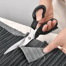 Tesoura Multiuso 24cm Aço Inox para Tecido e Papel – Cabo Anatômico