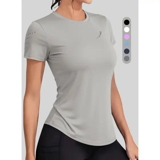 Camiseta Fitness Dry Fit Feminina Esportiva Academia Caminhada Corrida Treino Premium Envio Imediato