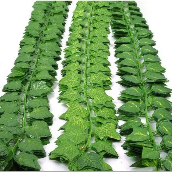 Kit 6 Metros Planta Decorativo Trepadeira Artificial Flores Artificiais Folha Ivy Artificial Garland Plants Decoração