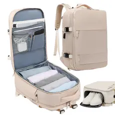 Mochila Viagem Executiva Grande Notebook com ou sem Compartimento para Sapatos MM