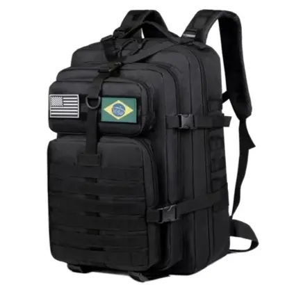 Mochila Tática Camping Militar 50 Litros Resistente A Água W03 MM.Loja