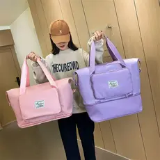 Bolsa de viagem impermeável de grande capacidade, bolsa multifuncional dobrável para academia, unissex L08 MM