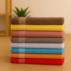 Toalha de Banho 100% Algodão 65x120cm – Secagem Rápida | Alta Absorção | Bordada