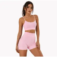 Conjunto Fitness Feminino Poliamida Premium - Alta Compressão Zero Transparência Modelagem Perfeita