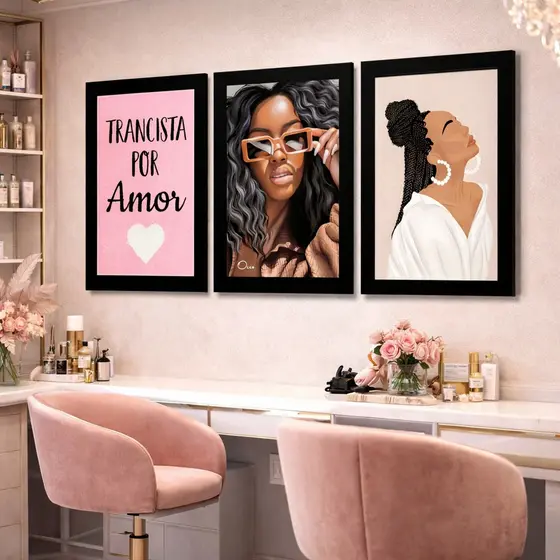 Promoção! Placa quadro decorativa/Kit com 3 peças!! PARA TRANCISTA