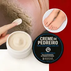 Creme do Pedreiro para Pés Rachados, Mãos e Cotovelos Ressecados com Ureia Super Hidratante