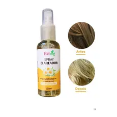 Spray Super Clareador com Base de extrato de Camomila 120 ml BelVeg