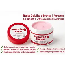 Popozão Cream 200g – Creme Firmador e Anticelulite para Bumbum | Aumenta a Firmeza | Efeito Aquecimento Controlado