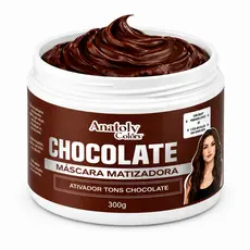 Máscara Tonalizante Chocolate 300gr Cor Intensa E Radiante - Anatoly