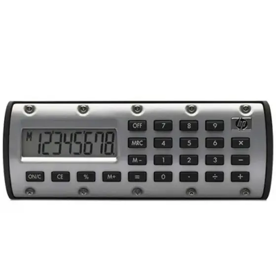 Calculadora HP Quick Calc - 8 Dígitos - Prata