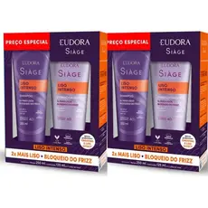 Kit 2 Liso Intenso Siàge Shampoo 250ml + Condicionador 125ml