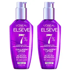 Kit 2 Leave-in Elseve L'Oréal Collagen Lifter Volume 100ml