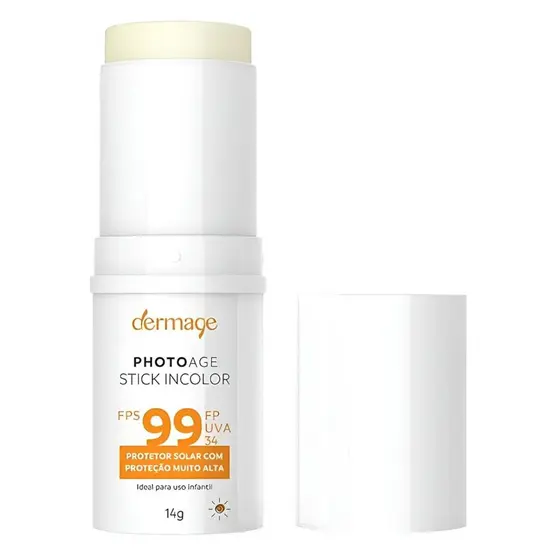 Photoage Stick Protetor Solar Facial Incolor FPS99 12g