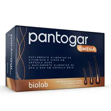 Pantogar Ômega Biolab Suplemento Alimentar 90 Cápsulas