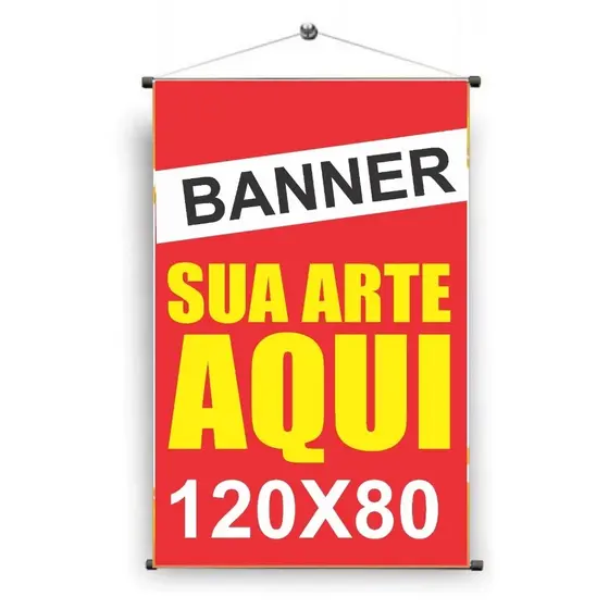 Banner 120x80cm Sua Arte Impressão De Alta Qualidade Personalizado Alta ResoluçãO DIVERSOS TAMANHOS